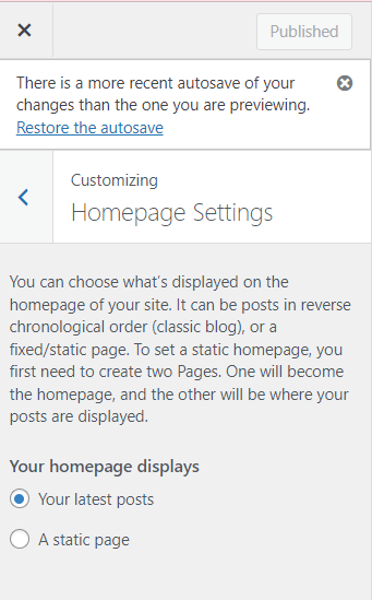 Article-wave-homepage-settings