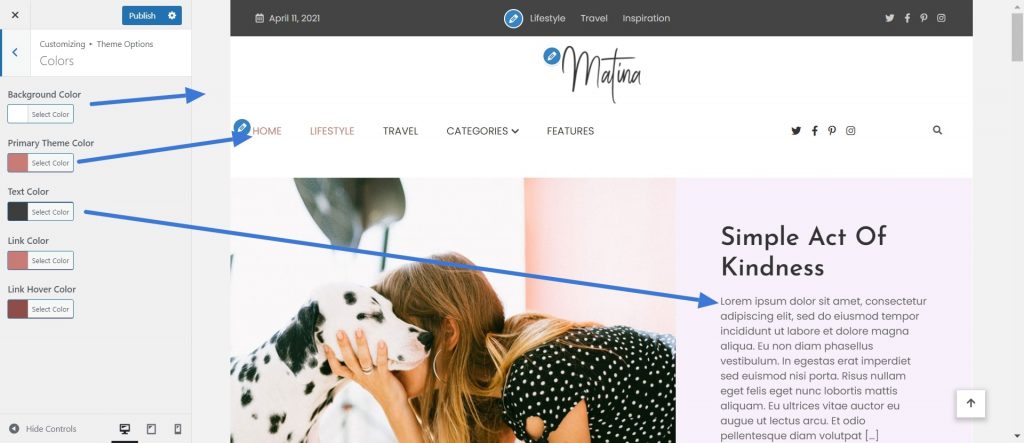 configure color