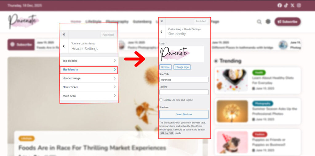 Site-Identity Purenote