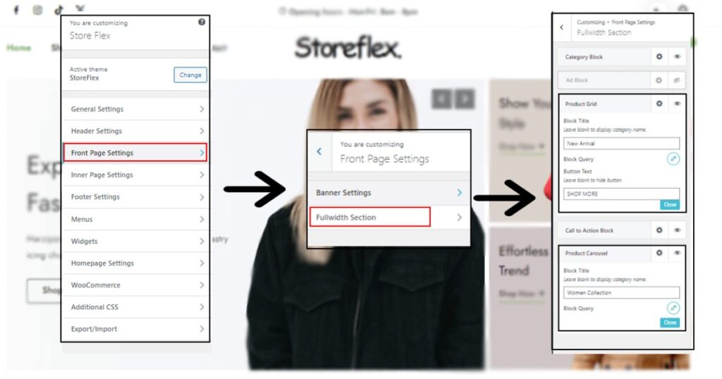 Product Grid or Gallery Settings