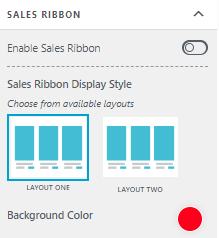 sales ribbon